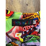 Jams World Vintage Hawaiian Tropical Print Cafe Cubano Pop Art Tie Back Dress M Photo 2