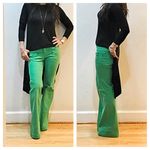 Chic Euro style green wide leg Olivia jeans SALE Size 28 Photo 3