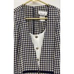 Lisa Jo Vintage white panel and navy blue bottom Photo 1