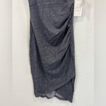 Treasure & Bond  Ruched Side Tank Dress in Navy Night Heather Photo 3