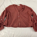 Love Note Love Notes Collared Button Down Top Photo 0