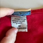 Las Olas  Georgia Bulldogs Cropped Squin Logo TShirt Red Size Medium Photo 6