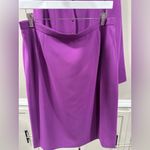 Le Suit NWT Vibrant Purple Jacket and Skirt Suit Set Photo 3