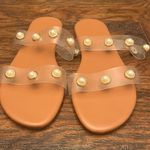 NWOT Never Worn Womens Size 9 Faux Pearled Sandals Photo 1