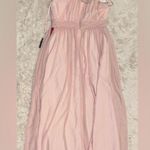Mac Duggal New with tags Blush Halter Bow Sleeveless Chiffon Gown Sz 14 Photo 3