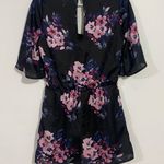 Charlotte Russe Floral Satin Romper Photo 4