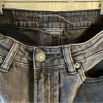 American Eagle Black Distressed Mom Straight Jeans Long Comfort Stretch 0 Photo 11