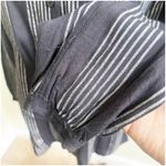 Rails  Elouise Segrada Stripe Button Down Blouse Black White Size Small NWT Photo 7