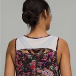 Lululemon  sculpt tank top Floral stencil blossom red multi colored size 4 Photo 3