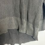 Aerie  Chunky Oversized Gray Cotton Ribbed Knit Scoop Neck Sweater Photo 6