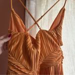 En Saison Illianna Maxi Long Dress High Low Asymmetrical Orange NEW Size‎ S Photo 6