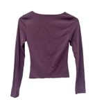 Aritzia Contour Purple Long Sleeve Shirt Sz M Photo 5