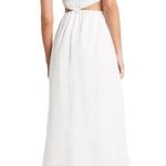 Faithfull the Brand TAYARI White MIDI DRESS Size 12 Photo 5