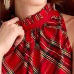 J.Crew Like New Ruffle Neck Cotton Poplin
Top Good Tidings Plaid Medium Photo 2