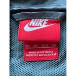 Nike women Lightweight Windbreaker Running hooded Jacket Grey Athletic Zip-Up XS Photo 1