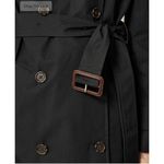 J.CREW New Icon Trench Coat Size 12 Black NEW Classic Preppy Modern Minimalist Photo 8
