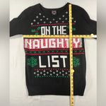 Well Worn Christmas/Holiday Sweater w/Reversible Naughty & Nice Sequins Photo 7