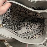 Jessica Simpson  Womens Malena Beige Gray Scalloped Tote Handbag Purse Large Photo 6