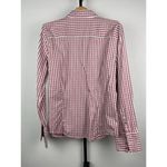 Robert Graham  Pink Gingham Button Up Long Sleeve Flip Cuff Shirt Size L‎ Photo 7