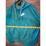 Nike Windbreaker Jacket sz XL Green Unisex Bike Hoodie raincoat Photo 3