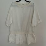 Free People Pullover Drop Waist Cotton Mini tunic shirt dress Size XS NEW Photo 0