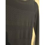 Armani Exchange ‎ Navy Textured Long Sleeve Mini Dress Back Zipper Size S Photo 4