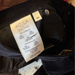 Alice + Olivia  Black Velvet High Waisted Pants Size 30 Photo 2