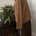 Briggs New York 2PC Suite Skirt 6P Jacket PS Padded Shoulder Button Long Sleeve Photo 2