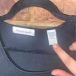 Amanda Smith  Black Ribbed Embroidered Cuff Pullover Sweater Women's Size XL Photo 2