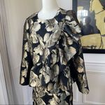 Ashro Larhonda Wardrober 3 Pc Peplum Jacket Skirt Pants Gold Black 12 Photo 9