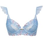 For Love & Lemons 💕💕 Bell Bow Underwire Bra ~ Blue 38C NWT Photo 8