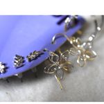 NWT Claire's 6pr Silver Tone Post/Hook/French Flowers/Leaf/Dangle/Hoop Earrings Photo 1