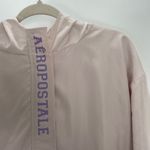 Aeropostale  Women's Light Pink Hooded Lightweight Windbreaker Jacket Size M Photo 4