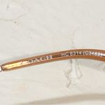 Coach  Tan Womens Horse And Carriage Hinged Sunglasses Photo 4