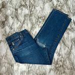 AG Adriano Goldschmied Adriano Goldschmied Sz 32R Distressed Knees Medium Wash Denim Blue Jean Normcore Photo 4