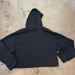 Beyond Yoga  Cropped Black Hoodie Photo 1