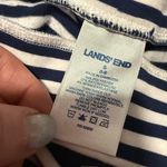 Lands' End  Navy and White Striped Capris Photo 2