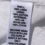 Saks 5th Avenue Saks fifth Ave all cotton pinstripe dress with ruffle M Photo 6