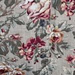 Orvis Vest Womens XL Tan Cotton Linen Romantic Floral Print Pockets Photo 4