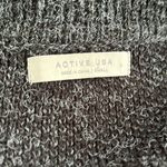 Active USA Heathered Gray Long Vest sz S/M Photo 7