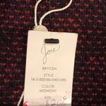 Joie  Camo wool sweater Navy and maroon Photo 5