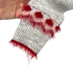FATE Fair Isle Sweater Crewneck Gray Red Pink Size Medium Photo 8