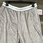 Jockey Soft Rib Knit lounge Pants in Light Gray Size L Photo 3