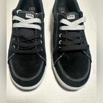 Keds  Vollie Sneakers Women’s Walking Shoes Size 7 Black Canvas Suede Tie Up Soft Photo 2
