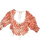For Love & Lemons Keeley Polka Dot Crop Top NWT Sz XS Photo 1
