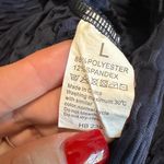 Navy Blue Textured Biker Shorts Size L Photo 4