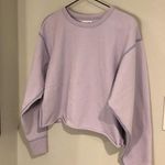 Rag and Bone // JEAN | Crop Lilac Sweatshirt Photo 0