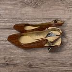Liz Claiborne Brand New Women's Size 5 Brown Faux Slingback Heels Pumps Photo 4