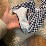 SheIn Swimsuit One Piece Middle Cutout Size Medium Gingham Check Tie Top Photo 6