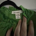 Saint Tropez West  sleeveless green top with ruffle front size M 55% linen Photo 2